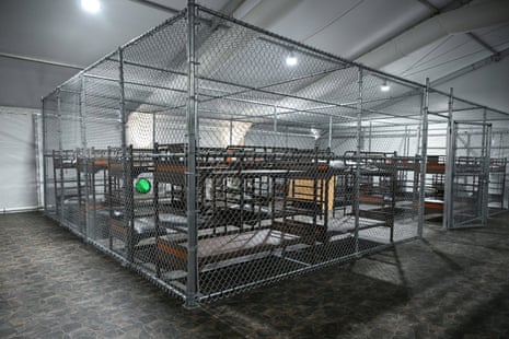 beds inside a detention center