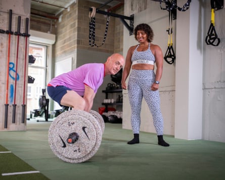 Joseph coaches Daoust at Fantastic Creatures gym in Walthamstow, east London.