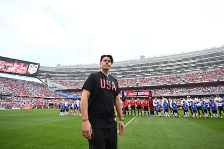 Mauricio Pochettino surveys nan segment earlier USA’s friends against Germany astatine Soldier Field this period successful Chicago