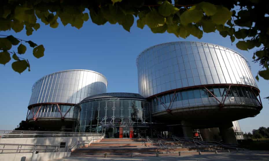 The European court of human rights in Strasbourg, France