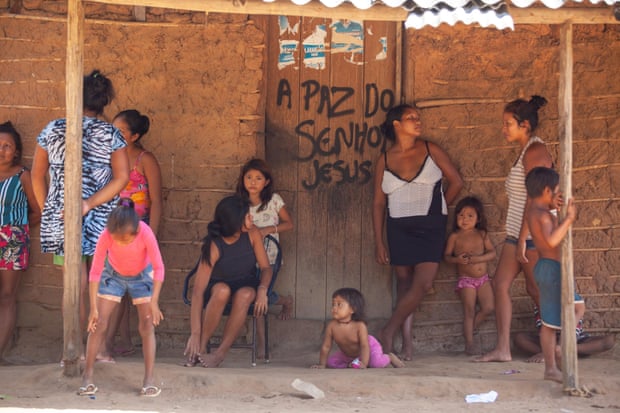 A Guajajara village in the Araribóia Indigenous territory in the eastern Amazon.