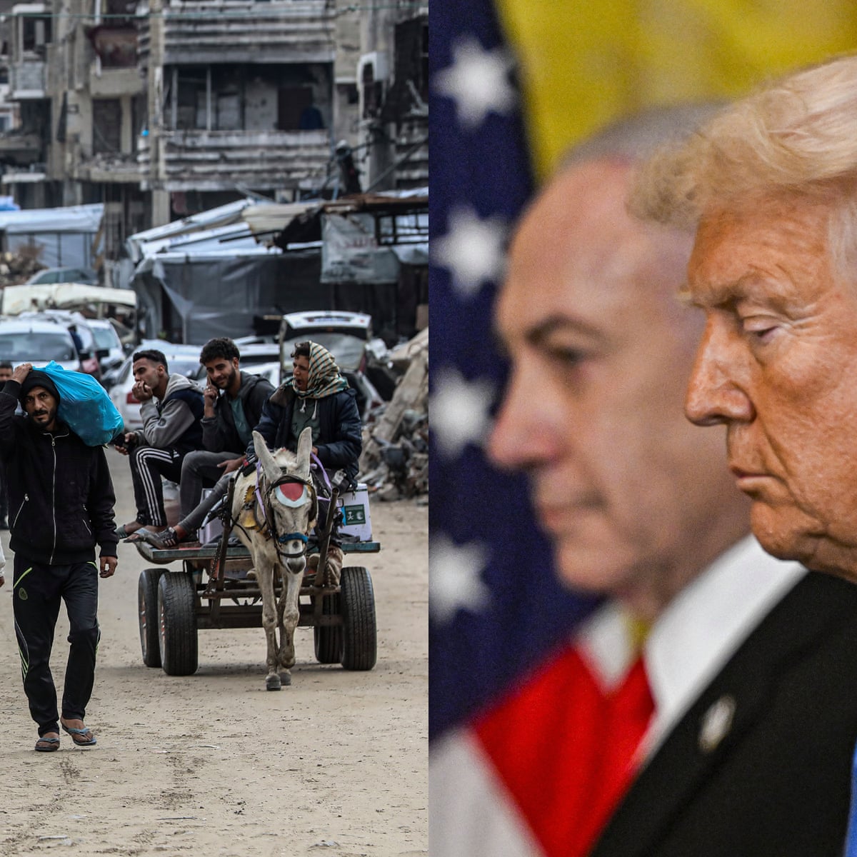 Trump doubles down on Gaza takeover proposal despite bipartisan opposition | Donald Trump | The Guardian