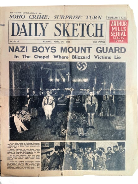 Cover of the Daily Sketch from 20 April 1936
