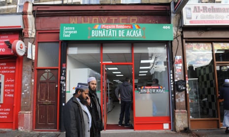 A specialist Romanian shop in East Ham, east London. 