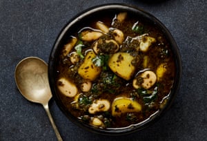 Yotam Ottolenghi’s bkeila, potato and butter bean stew.