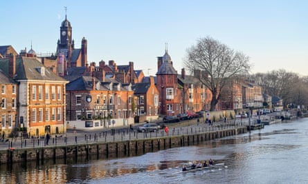 The banks of the River Ouse, York.