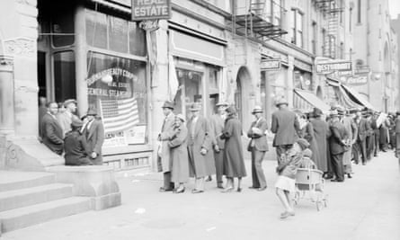 Black voters in Harlem, New York in 1926.