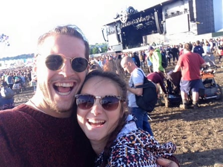 Chelsea and Cal at Glastonbury in June 2016