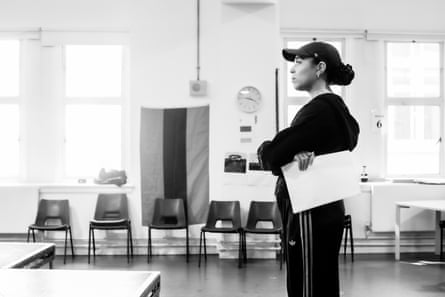 The cost of activism … Leonie Elliott in rehearsals.