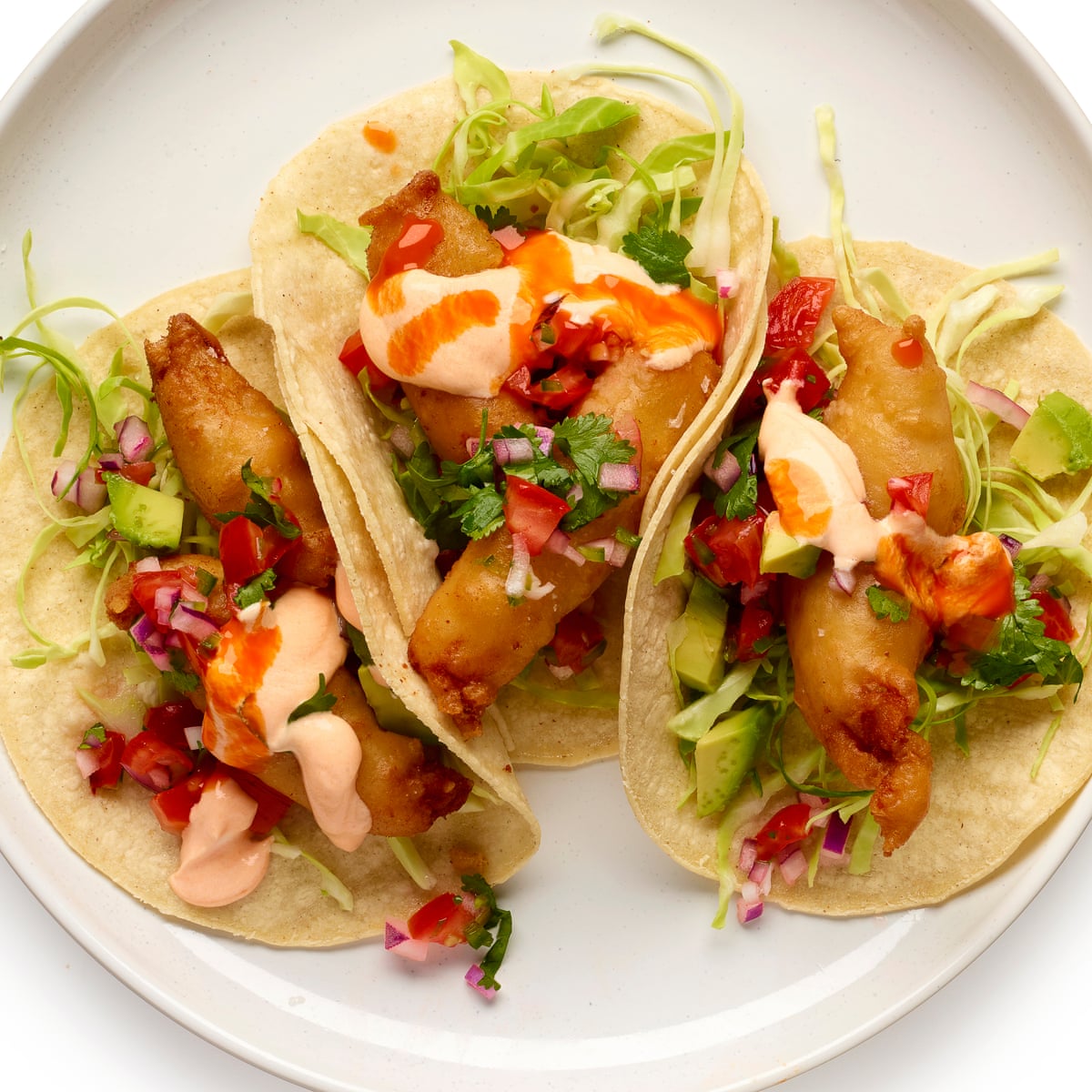Fish tacos at Border Cafe