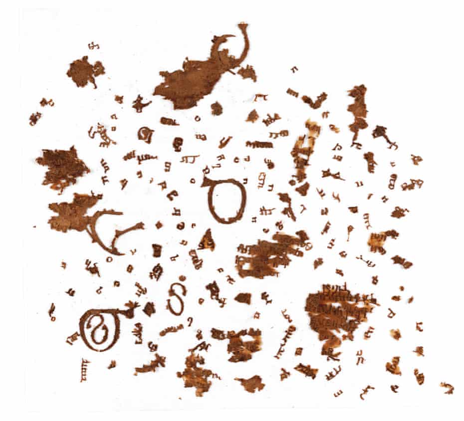 Letters retrieved from the mass of bog and vellum