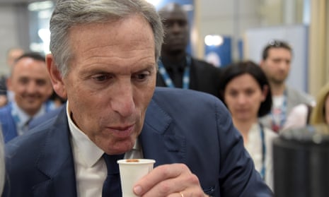 Howard Schultz in Milan, Italy, on 7 May 2018.