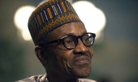 Nigerian president Muhammadu Buhari is being treated in London for an ear infection. (AP Photo/Cliff Owen)