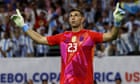Emi Martínez stars as Argentina beat Ecuador on penalties at Copa América