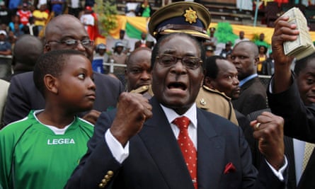 Zimbabwean president Robert Mugabe, a prisoner-turned-president, is the only leader the 35-year-old country has ever known and, aged 91, the oldest in the world.