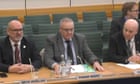 Rail union leaders tell MPs resolution over strikes further away than ever - video