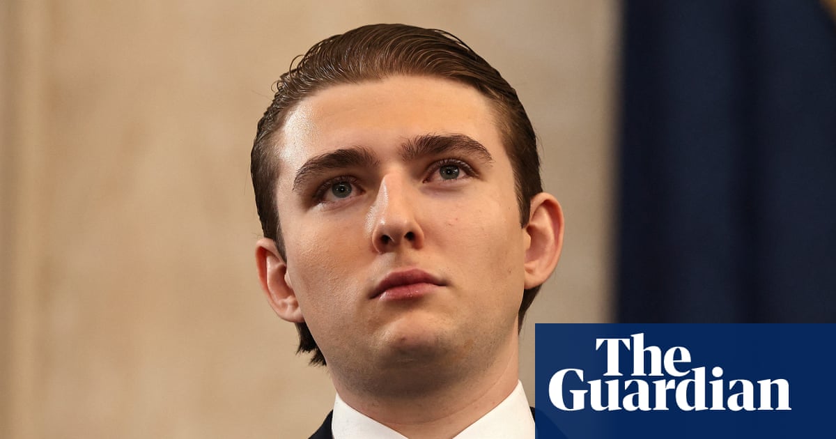 Man accused of rape denies anger over call from Barron Trump, court hears