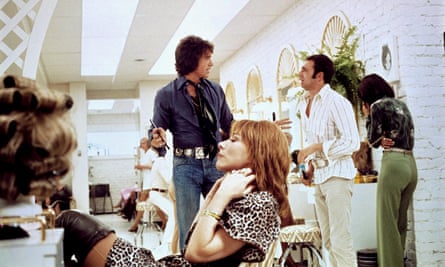 Lee Grant with Warren Beatty in Shampoo, for which Grant picked up an Oscar in 1976