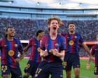 European football: Gordon boosts Barcelona and Bayern battle back