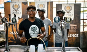 A beer stall at the Social Market