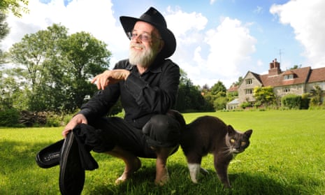 Terry Pratchett, pictured at his home near Salisbury, Wiltshire in 2008.