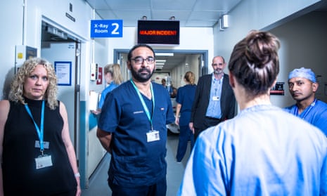 Staff at St Mary’s Hospital, London, featured in BBC2’s Hospital.