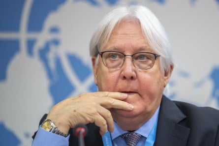 Martin Griffiths at UN conference