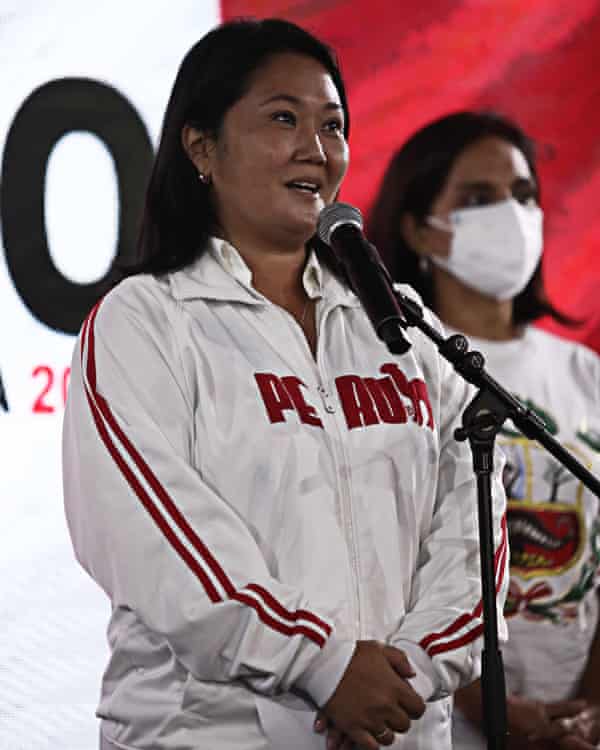 Keiko Fujimori in Lima.