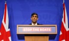 First Rwanda flights to leave in ‘10 to 12 weeks’, says Sunak – UK politics live