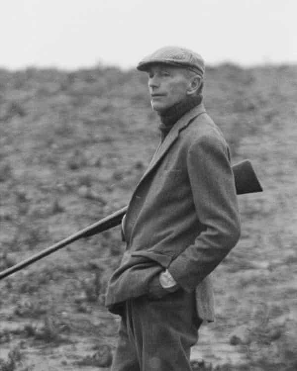 Alec Douglas-Home, pictured shooting in the countryside.