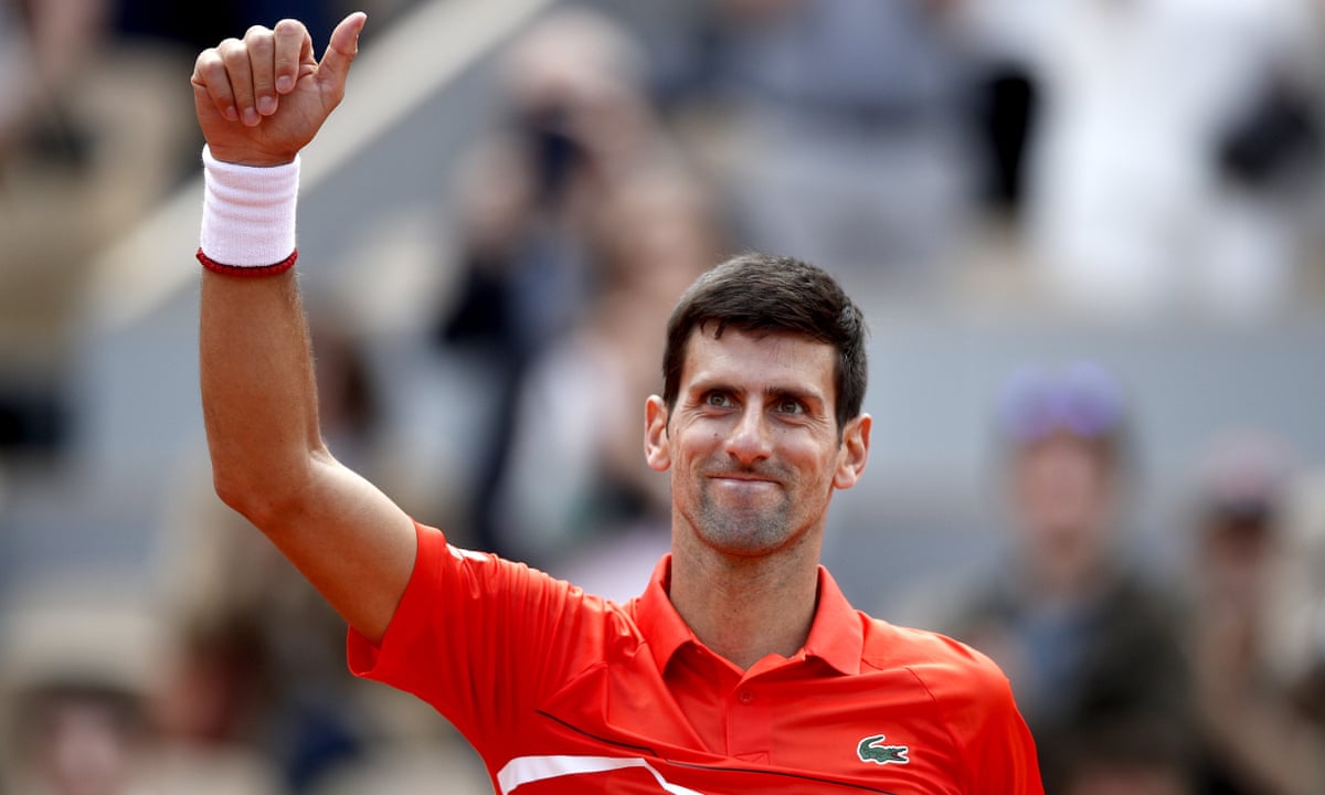 French Open Djokovic Sets Up Thiem Semi Final As Anisimova Stuns Halep As It Happened Sport The Guardian