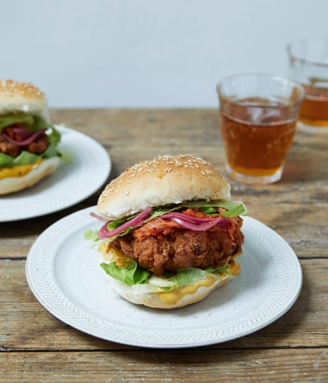Eat ecstatically: Nigella Lawson’s fried chicken sandwich.