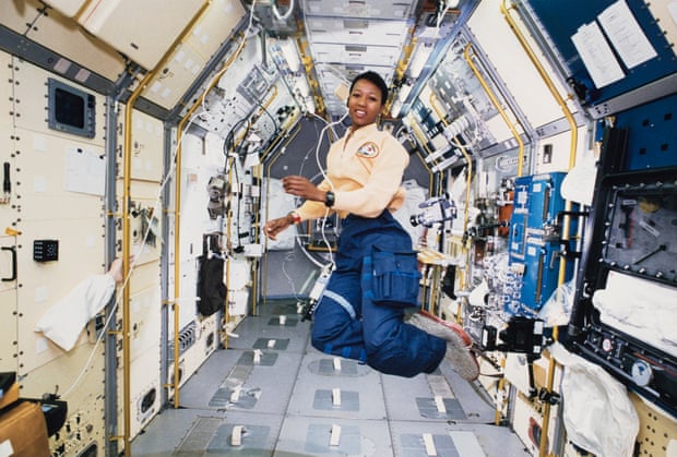 The first black woman in space, Mae Jemison.