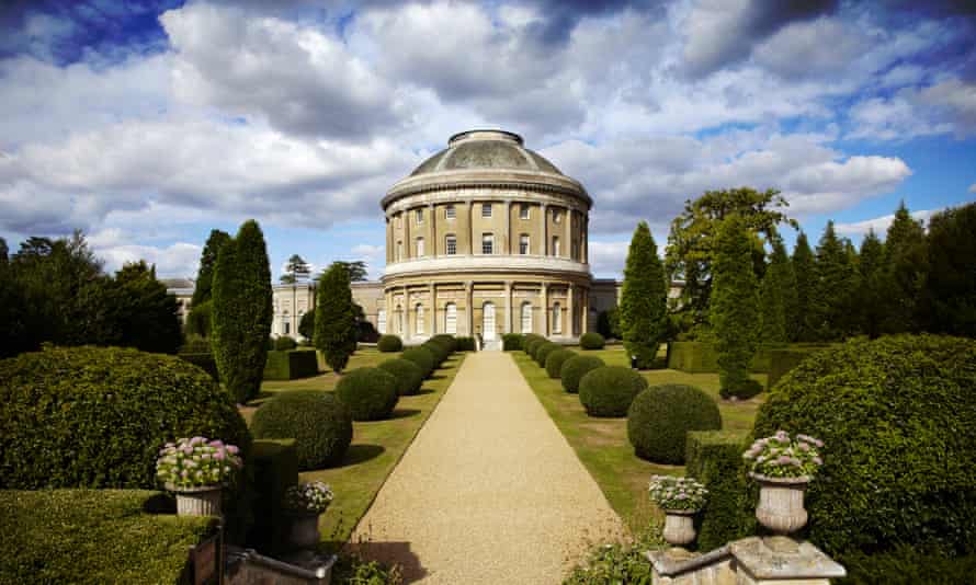 View of the Rotunda at Ickworth, Suffolk, without the scaffolding.