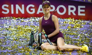 Image result for Elina Svitolinaâs defensive masterclass seals WTA Finals win against Stephens