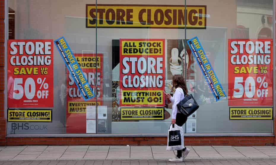 A year after BHS collapsed, 164 of its stores are still empty.