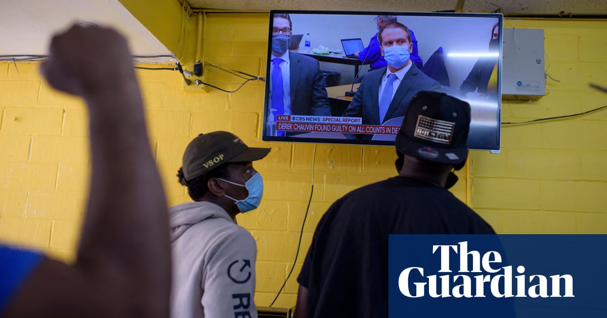 People around the US react to the Derek Chauvin guilty verdict – in