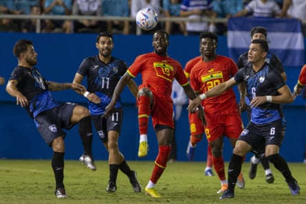 World Cup 2022 power rankings: how the 32 look with two months to go | World Cup 2022 10 Ghana’s Iñaki Williams at the centre of the action against Nicaragua.
