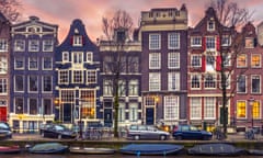 Canal life on the Brouwersgracht, Amsterdam.