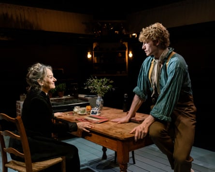 Niamh Cusack as Ursula with Kales as Van Gogh.