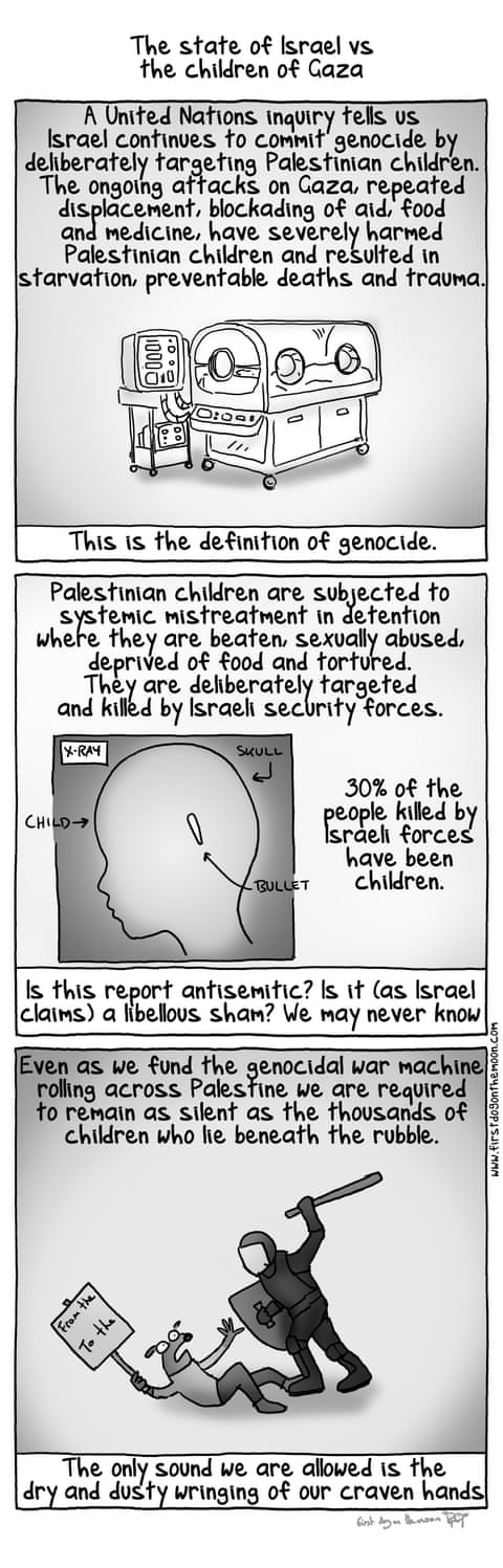 Israel Vs The Children Of Gaza, panel 1