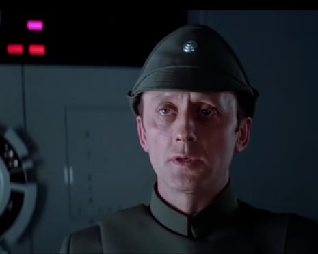 Kenneth Colley as Admiral Piett, commander of Darth Vader's Executor craft in the Star Wars sequels The Empire Strikes Back (1980) and Return of the Jedi (1983). Colley was a fan favourite at Star Wars conventions.