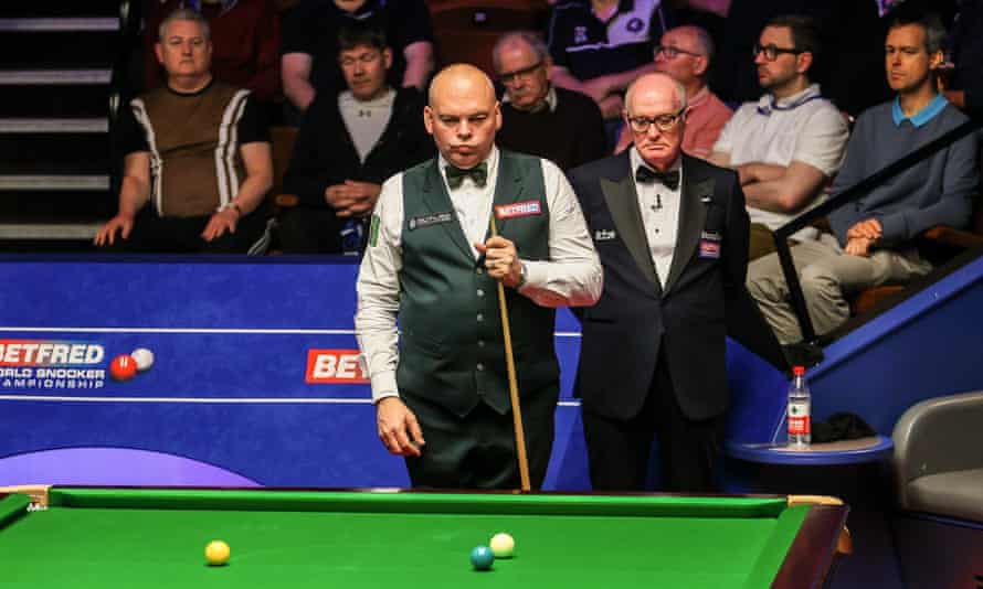 Stuart Bingham said after his win that the ‘cramped’ auditorium is part of the Crucible challenge.