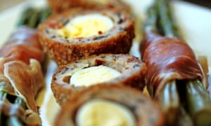 Scotch eggs at The Nest in Ledbury.