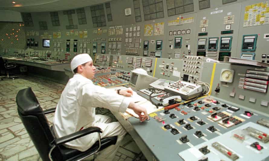 Chernobyl nuclear power plant in Ukraine, 1999.