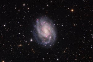 The catalogue name for this fine galaxy is NGC300, located in the constellation of Sculptor at a distance from Earth of approximately 6 million light years