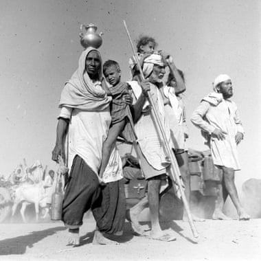 Families fleeing in the wake of partition, November 1947.