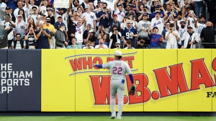 Juan Soto is greeted by home fans on his return to Yankee Stadium.
