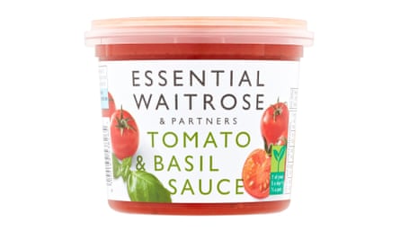 Essential Waitrose tomato and basil sauce