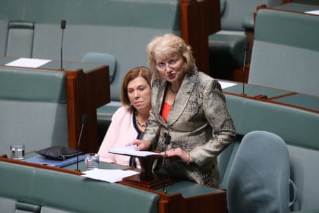 The member for Murray Sharman Stone gives her valedictory speech in the House of Representatives in Parliament House Canberra this morning, Wednesday 4th May 2016.